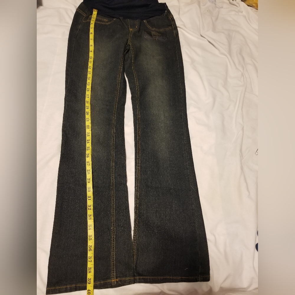 NWT Bella Vida Maternity Pants Size S Color Blue - Picture 4 of 14